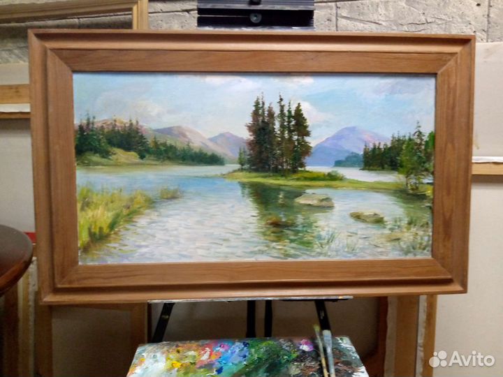 Картина маслом на холсте пейзаж