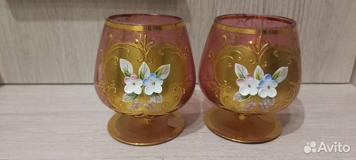 Фужеры бокалы Богемия