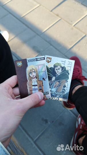 Коллекционные карточки Атака титанов
