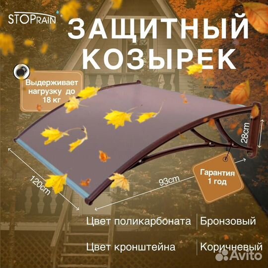 Защитные козырьки stoprain
