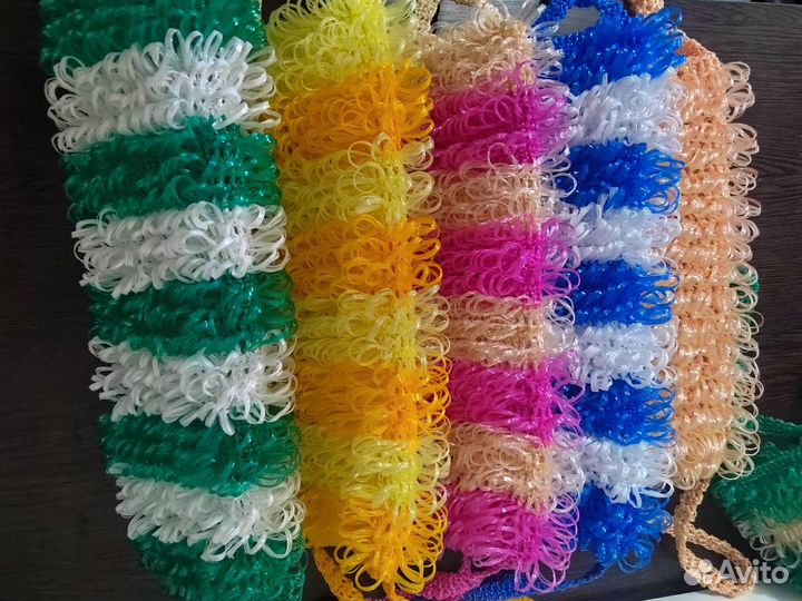 Мочалка ручной работы