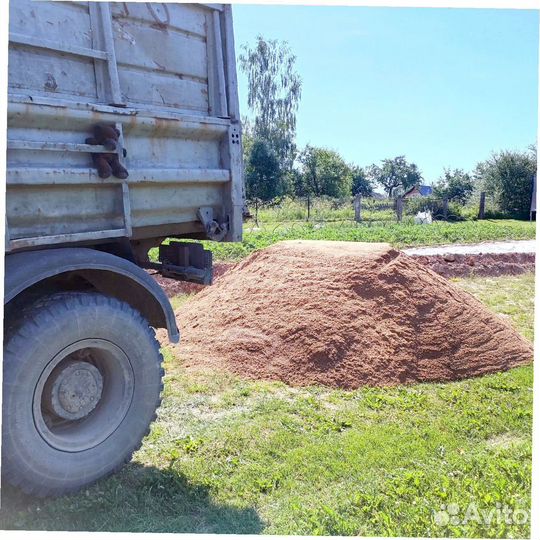 Песок, щебень