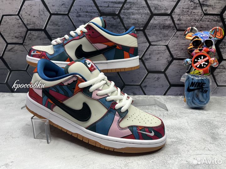 Кроссовки Nike sb dunk low Абстракция