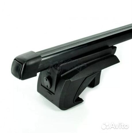 Багажник elegant на рейлинги c прямоугольными дуга