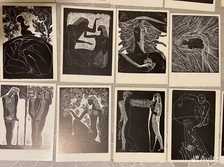 Открытки СССР - Гравюры