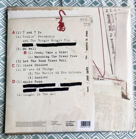 Deep Purple - Turning To Crime (2 White LP) EU