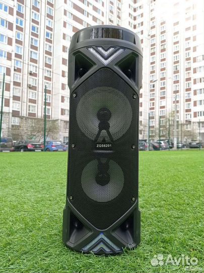 Большая мощная блютуз колонка ZQS 6201 новая