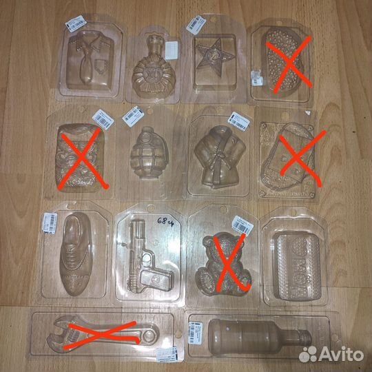 Пластиковые формы для мыла