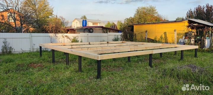 Свайно винтовой фундамент