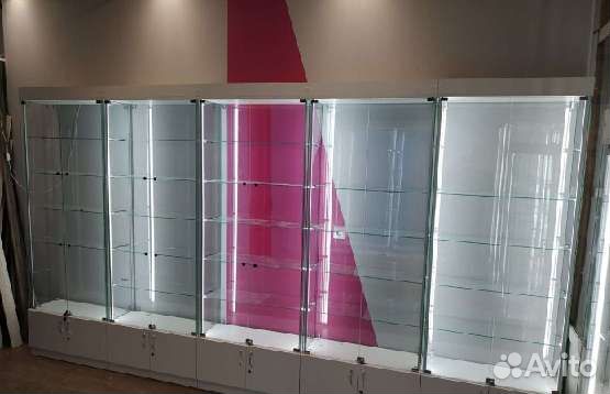 Витрины со стеклом под заказ