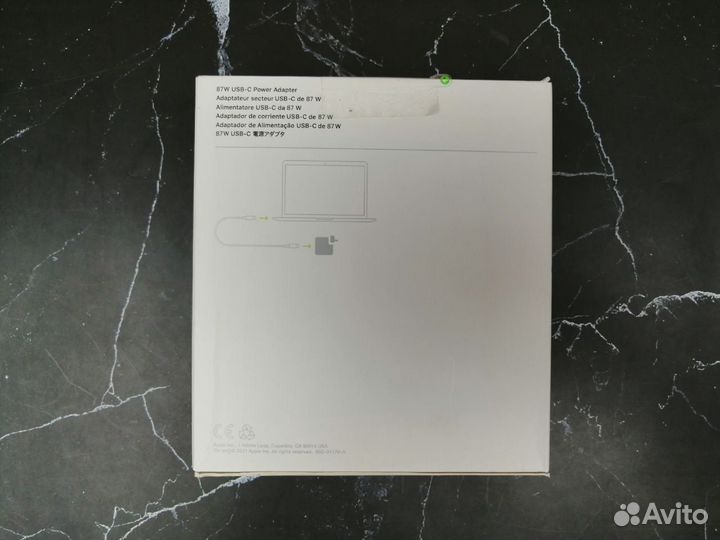 Адаптер питания для MacBook 87W USB-C