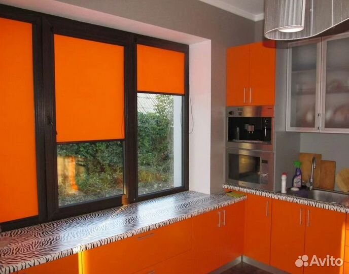 Рулонные шторы день ночь