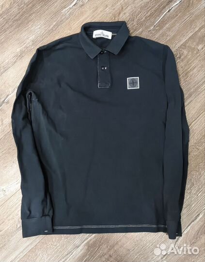 Stone Island лонгслив поло с рукавом оригинал