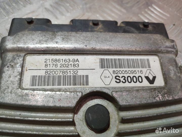 Блок управления двигателем Renault Megane 2 1.6