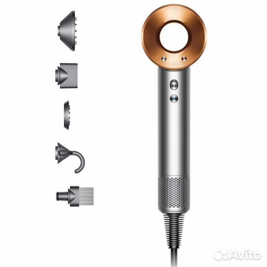 Фен Dyson Supersonic HD07 Nickel/Copper