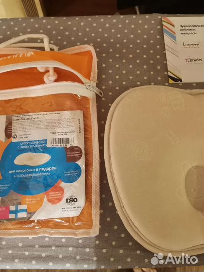 Ортопедическая подушка luomma для новорожденных