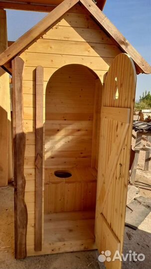 Дачный Туалет деревянный