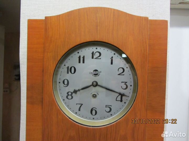 Часы старинные очз Янтарь 1955 год