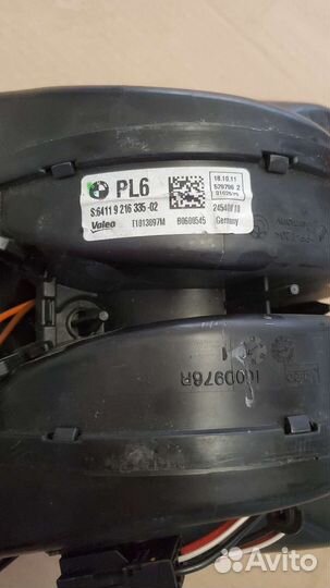 Вентилятор задней части салона bmw 5,7 f10 02 m07