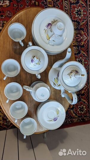 Сервиз кофейный СССР фарфор Барановка