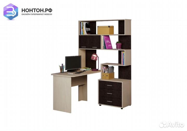 Уголок школьника Паскаль-3 дуб молочный / венге