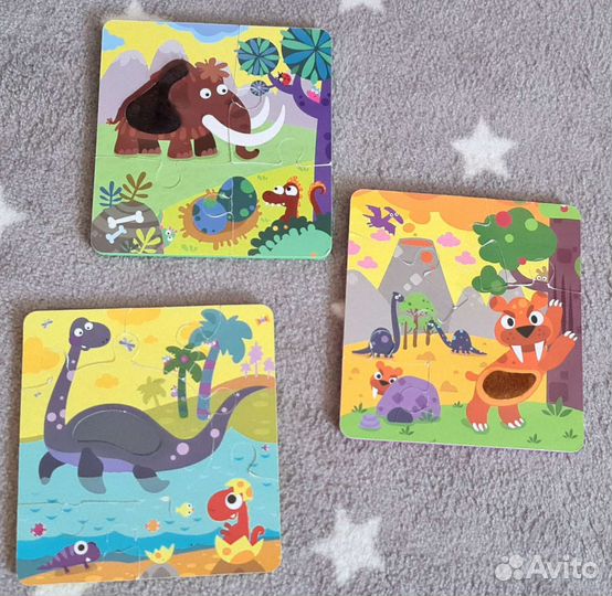 Детские макси паззлы для малышей