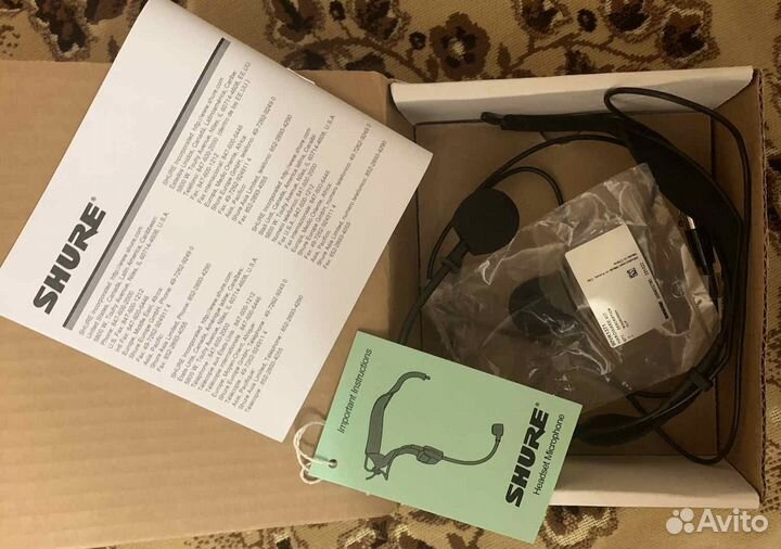 Микрофон проводной Shure WH20TQG