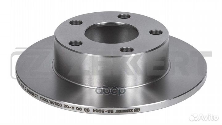 Диск торм. задн. Audi A6 II 97- bs-5964 Zekkert