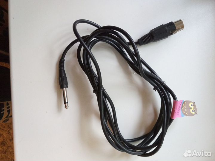 TS-XLR(f) небалансный аудиокабель 3 м (моно)