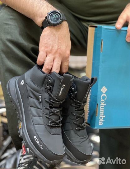 Черные ботинки Columbia Gore-Tex для осени и зимы