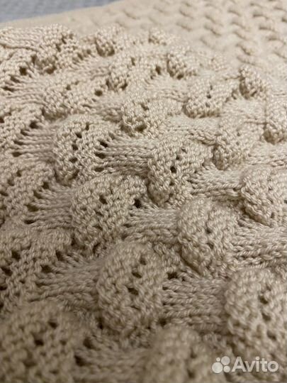 Плед детский вязаный ручная работа