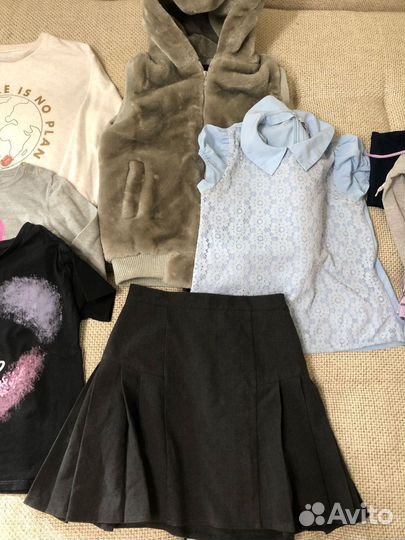 Вещи пакетом на девочку 140 146