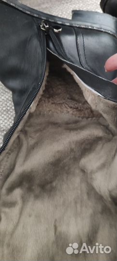 Сапоги женские натуральная кожа 37