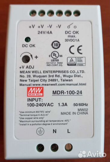 Источник питания MDR-100-24