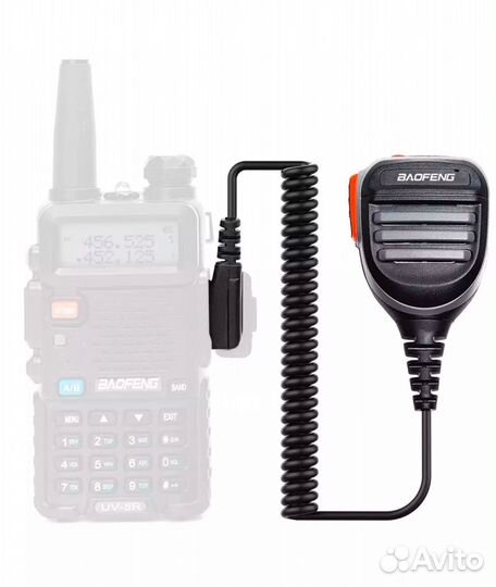 Тангента для рации Baofeng (Kenwood) влагозащита