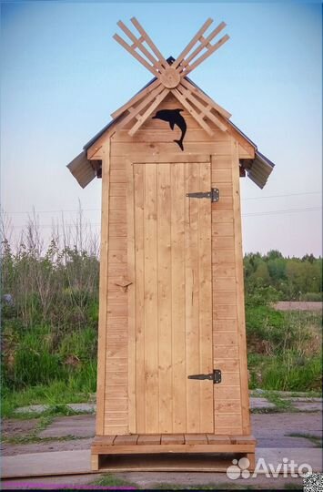 Дачный туалет деревянный TVP568
