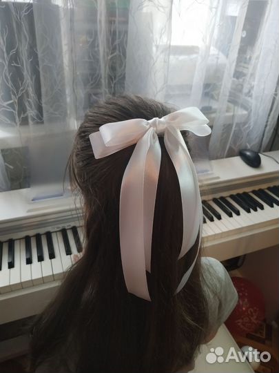 Белые банты выпускной/последний звонок/школа