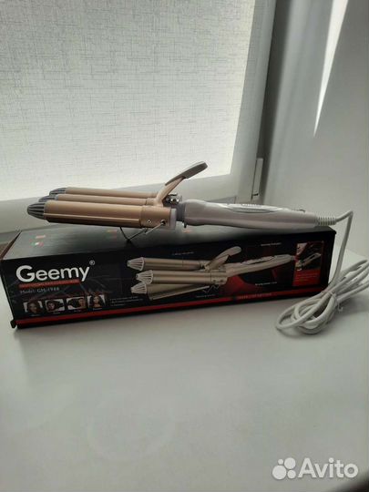 Плойка тройная для волос