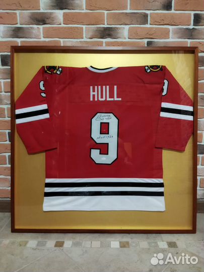 Хоккейный свитер с автографом Бобби Халла