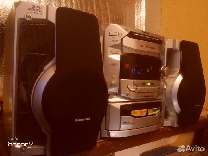 Panasonic SA-AK28 Technics AUX Karaoke Subwoofer