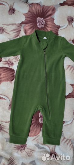 Флисовый комбинезон 80