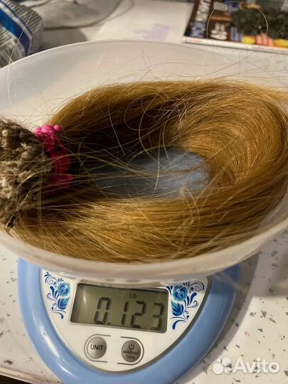 Продам волосы бу 120 гр 44 см 1500
