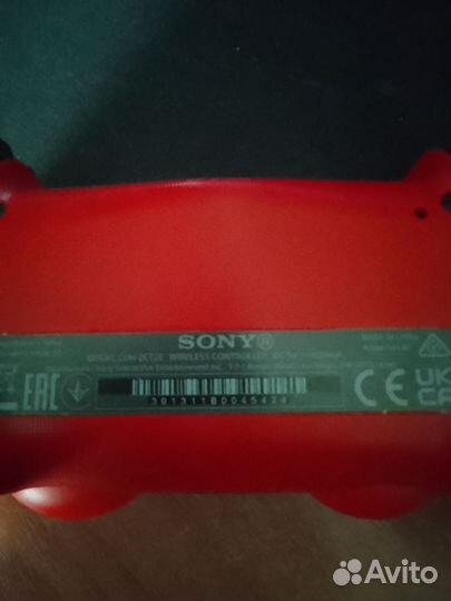 Джойстик на ps 4 красный