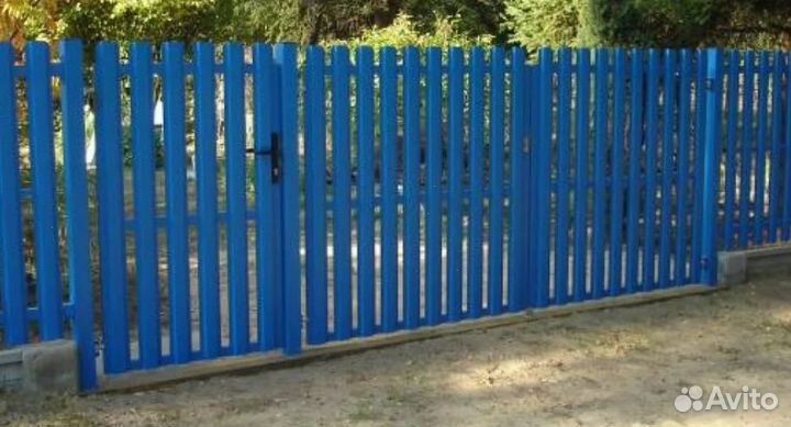 Забор из евроштакетника качественно быстро