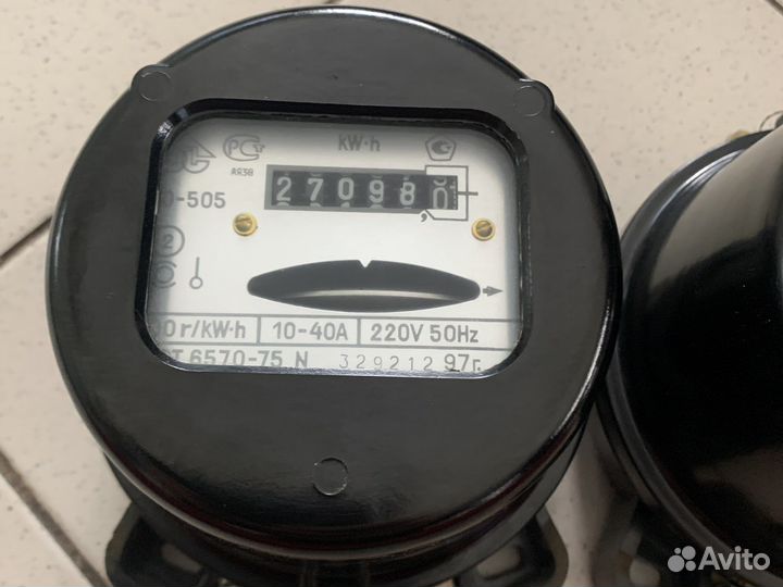Счетчик СССР ретро электрический