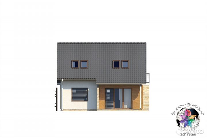 Дом из газоблока 105м2