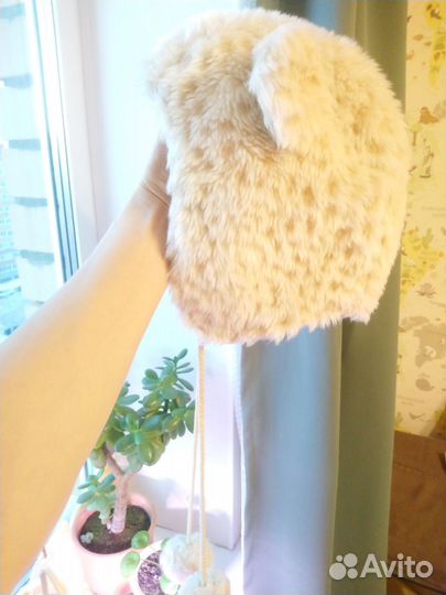 Шапка riverislen плюшевая с ушками