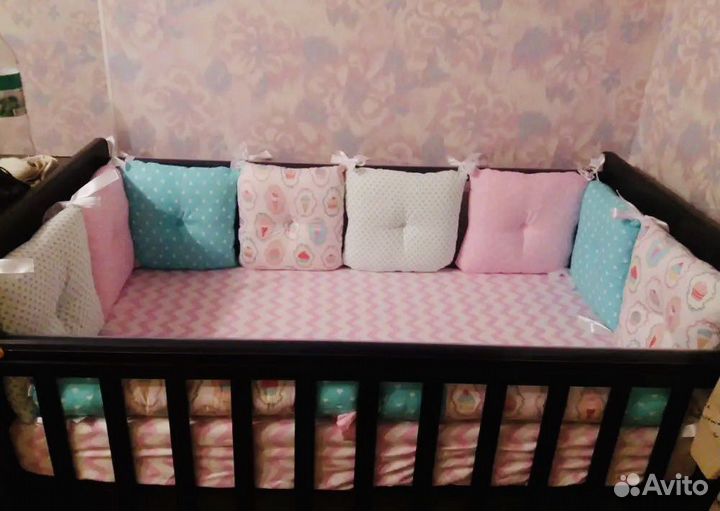 Бортики в детскую кроватку