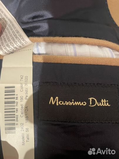 Massimo dutti пальто мужское демисезонное