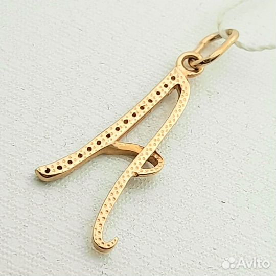 Подвес / 0,94г / Золото585 / фианиты круглые